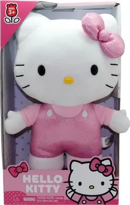 Immagine prodotto di Peluche Hello Kitty, vestito a pois rosa, 30 cm, dai 3 anni in su, GPTOYS HKT122