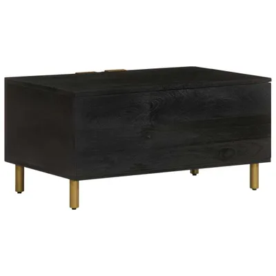 Obrázok produktu pre Konferenčný stolík čierny 80x50x40 cm spracované drevo