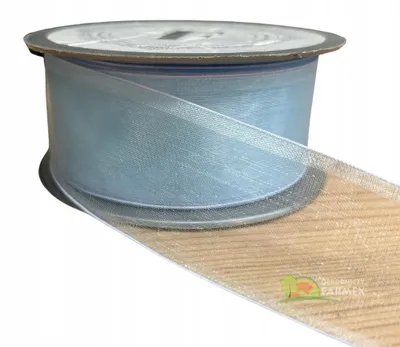 Produktbild von FLORIMA Chiffonband Blau 4cm 1m