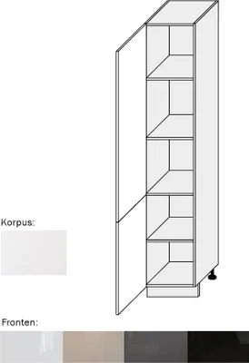 Produktbild von Apothekerschrank (EST-DEPK/40) 40cm perlweiß matt Acryl Ausführung wählbar