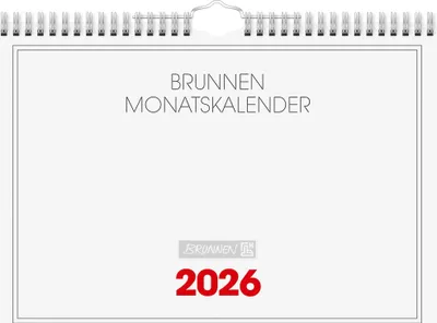Produktbild von 2026 Brunnen Monatskalender 297×210 mm