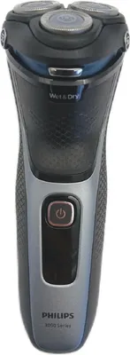 Produktbild von Philips 3000 series Shaver S3241/12 Elektrischer Nass- und Trockenrasierer, Rotationstrasierer, Schwarz, Silber, PowerCut, SH30, 2 Jahr(e), Akku