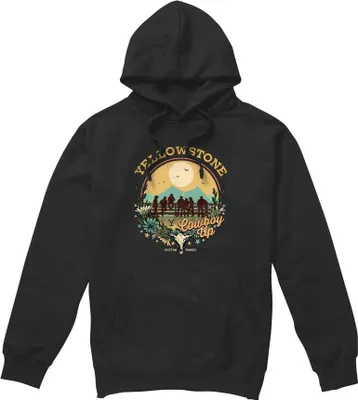 Produktbild von Yellowstone - "Cowboy Up" Kapuzenpullover für Herren TV8285 (M) (Schwarz)
