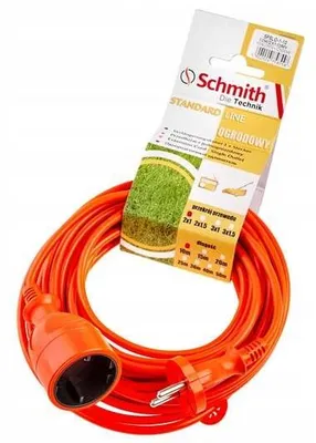 Obrázok produktu pre Schmith Predlžovací kábel 20m oranžový 1x zásuvka 2x1mm