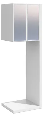 Produktbild von Briefkastenanlage Hermes Clone for Two in Weiß mit Edelstahlklappe