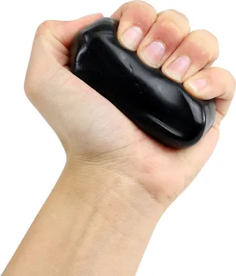 Produktbild von CanDo Anti-Stress- und Therapieknete extra fest schwarz Handtrainer