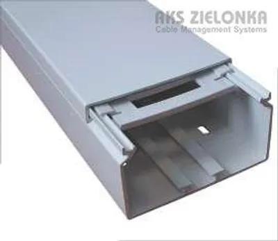Produktbild von Weiße Kabelrinne 60 x 110mm KE AKS 111330 1 Stk. = 2 m