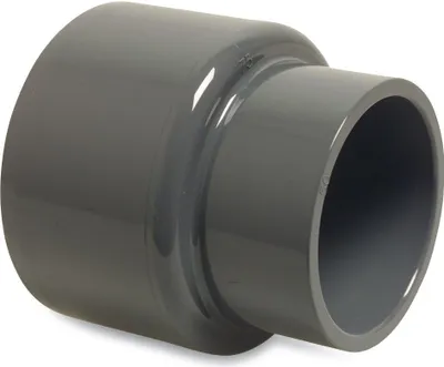 Produktbild von Mega Reduziermuffe PVC-U 110 mm x 75 mm Klebemuffe 16 bar, grau
