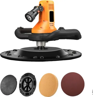 Obrázek produktu pro Elektrická stroj na nanášení betonu, nastavitelná rychlost, ergonomický design, žlutá barva