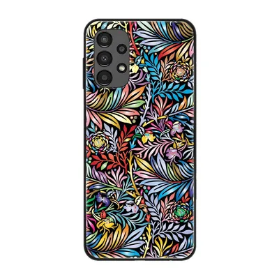 Immagine prodotto di Custodia König Design compatibile con Samsung Galaxy A13 4G, realizzata in plastica morbida, con motivo floreale