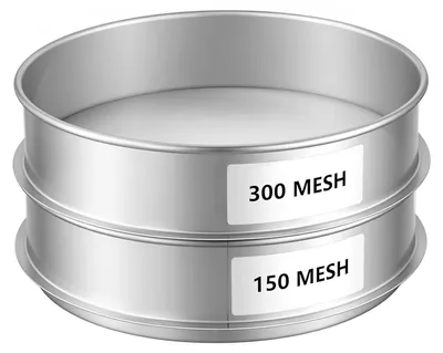 2er Set Edelstahl-Pollensieb 20 cm Ø für Kräuter