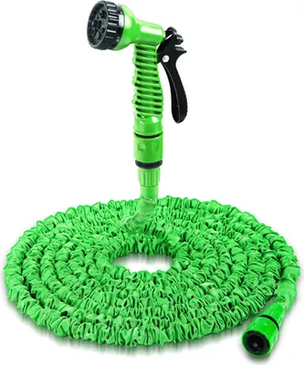 Produktbild von Gartenschlauch Dehnbarer Wasserschlauch Flexibel 7,5m - 75m Wasser Pool SchlauchFarbe:Grün;Länge:7.5 meter - 25ft