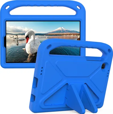 Produktbild von Hülle für Samsung Galaxy Tab A7 Lite 8,7 Zoll 2021 SM-T220 /SM-T225, Leichte Stoßfeste Eva Kinder Schutzhülle mit Griff und Faltbarem Ständer Blau