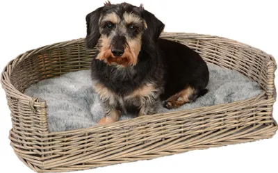 Produktbild von UNUS® Hundebett Hundekorb Schlafplatz Hund grau 74 cm mit Kissen