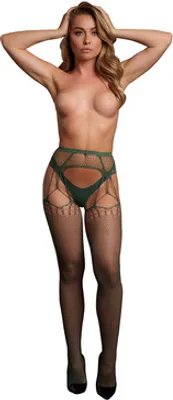 Produktbild von Shredded Suspender Pantyhose - One Size