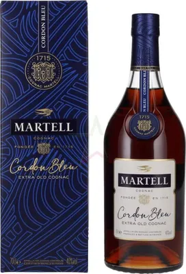 Imagen del producto de Cognac Martell Cordon Bleu Extra Old, 40.0%, 0,70 litros.