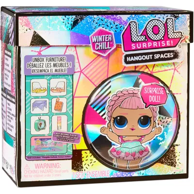 Produktbild von L.O.L. Surprise! Winter Chill Spaces Playset with Doll- Style 3, Mini-Puppe, Weiblich, 4 Jahr(e), Junge/Mädchen, Mehrfarbig