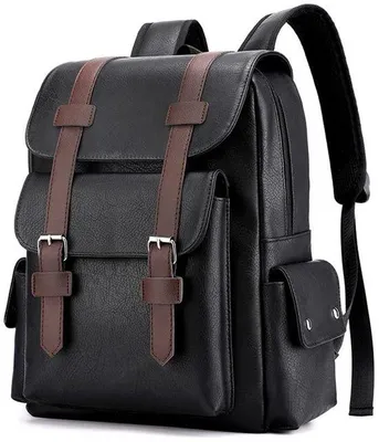 Produktbild von Vintage-PU-Wasserdicht-Rucksack für Arbeit und Reisen