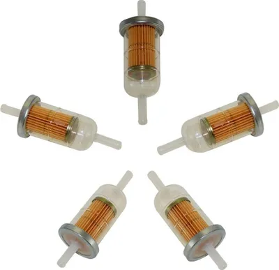 Produktbild von 5x Benzinfilter BF1007, 7mm (6,5mm), Kunststoff, klar