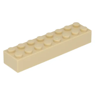 A single LEGO brick is shown against a white background.