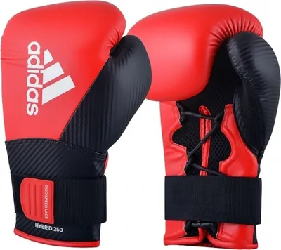 Image de adidas - (kick) gants de boxe - Hybrid 250 Training Red/Swartz - 16 oz