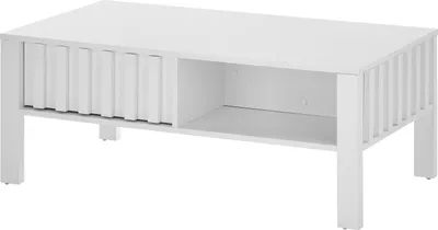 Produktbild von Couchtisch - 107 x 60 cm - Weiß - mit Schublade