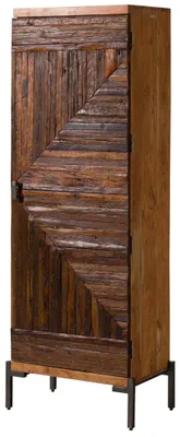 Produktbild von MASSIVMOEBEL24.DE Schrank Altholz 60x40x180 natur lackiert LYON #171