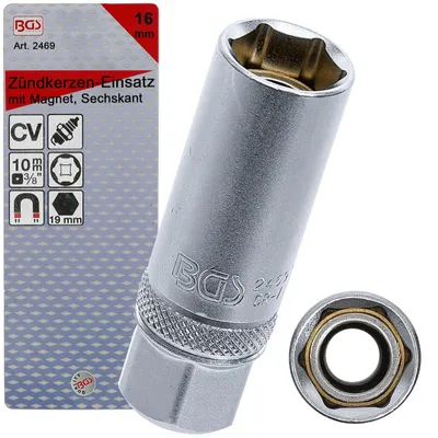 Obrázok produktu pre BGS technic Spark Plug Socket with Magnet, 100 g