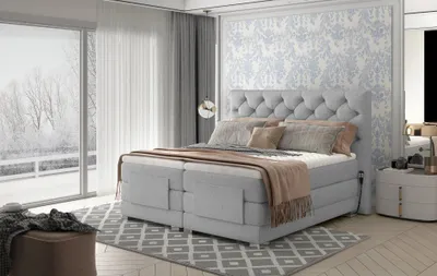 Obrázek produktu pro polohovací postel 160x200 LIVANO - šedá
