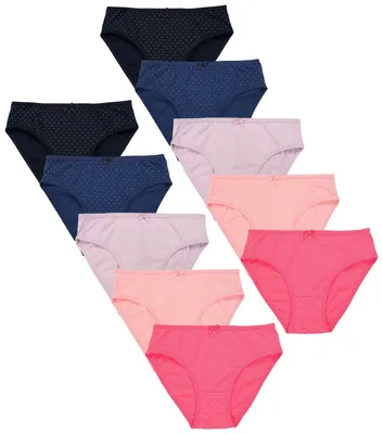Produktbild von TupTam Mädchen Slips mit Aufdruck 10er Pack, Farbe: Farbenmix 10, Größe: 164-170