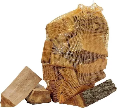 Produktbild von 25x Netzbeutel mit Kordel 45x60cm | Starker Netzsack mit Kordelzug | 30L Netzbeutel für Brennholz