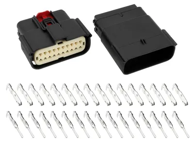 20-Pin Steckverbinder MX150 männlich/weiblich mit 40 Klemmen