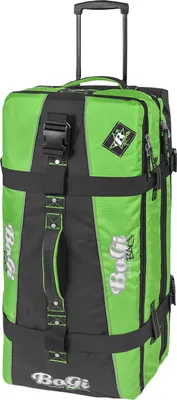 Produktbild von BoGi Bag Reisetrolley 110 Liter Reisetasche Trolley Rollkoffer - Grün / Schwarz - Schwarz/Grün