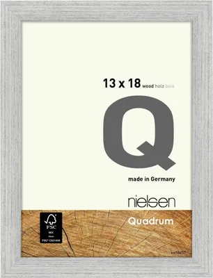 Image de Cadre en bois Nielsen Design Quadrum 13 x 18 cm, argent