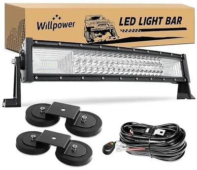 Zdjęcie produktu dla Lampa robocza LED 270W 22 cale magnetyczna samochodowa do ciężarówki