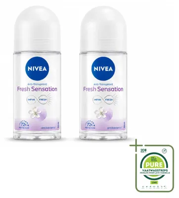 Produktbild von 2 x NIVEA Fresh Sensation Deodorant Roller - 50 ml - Großpackung - 2 Stücke