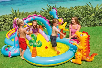 Zdjęcie produktu dla Intex 57135NP Centrum zabaw Dinoland, 333 x 229 x 11
