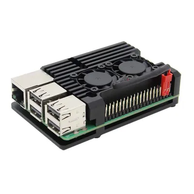 Produktbild von Armor Gehäuse mit Lüfter für Raspberry Pi 3 B+