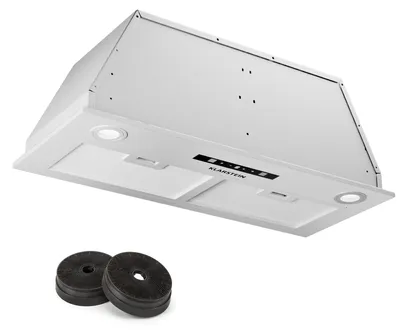 Image de Klarstein Hotte Aspirante Encastrable 72 cm, Hotte Aspirante Silencieuse, Hotte de Cuisine avec Lampes LED, Débit d'Air Puissant 439 m³/h, Minuterie, Commandes Tactiles, Hotte avec Évacuation