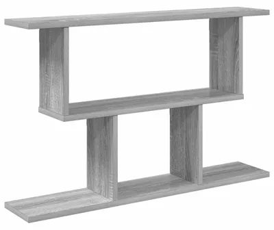 Immagine prodotto di vidaXL Scaffale da parete Sonoma grigio, 80 x 15 x 50,5 cm, materiale composito in legno