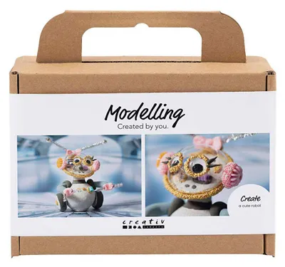 Image de Mini Hobbies Set Robot Modélisme Gris et Rose