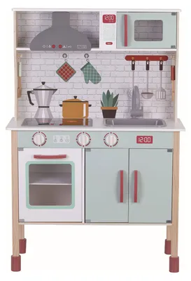 Produktbild von Holz Spielzeugküche mit Geräuschen und Zubehör