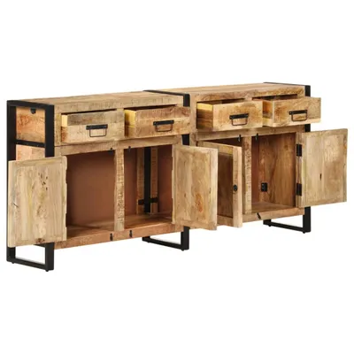 Image de vidaXL Buffet 172x35x80 cm bois massif de mangue