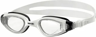 Image de Lunettes de natation Seac Ritmo taille unique Blanc Noir