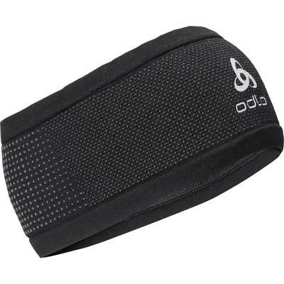 Produktbild von ODLO Headband VELOCITY CERAMIWARM             black - odlo steel grey