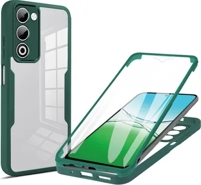 Image de Etui pour Oppo A5 5G, protection complète à 360° avec protecteur d'écran intégré Vert