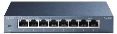 Produktbild von TP-Link 8-Port 10/100/1000Mbit/s Desktop Switch, Unmanaged, Gigabit Ethernet (10/100/1000), Vollduplex