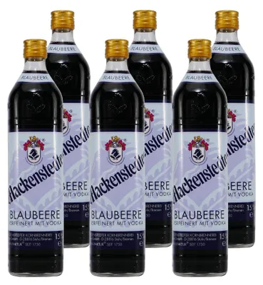 Produktbild von Mackenstedter Blaubeere Likör (6 x 0,7L)