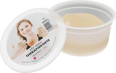 Produktbild von Kintex Therapieknete, 85 gramm, Handtraining, Rehabilitation, verschiedene Stärken Beige | Sehr leicht