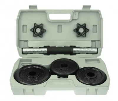 Productafbeelding van LIFEFIT® Dumbbell set, stalen halterset, 10 kg, ABS